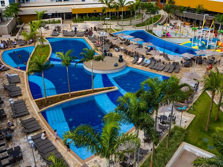 Maravilhoso Flat Enjoy Solar das Aguas Park Resort Olimpia/S